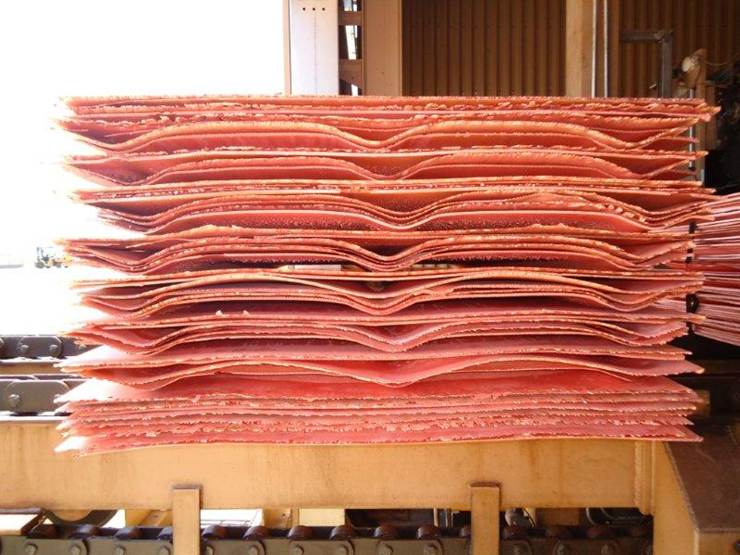 Stolen copper sheets